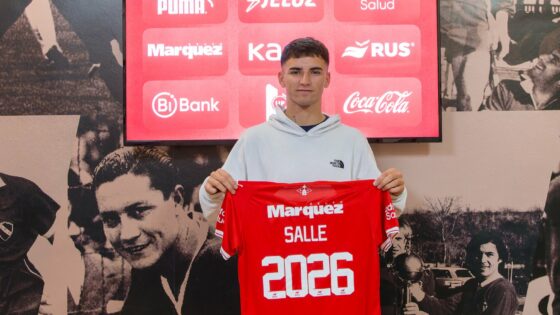 Santiago Salle - Primer contrato - Independiente