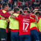 Independiente celebra el triunfo ante Barracas. Foto: ph.arita