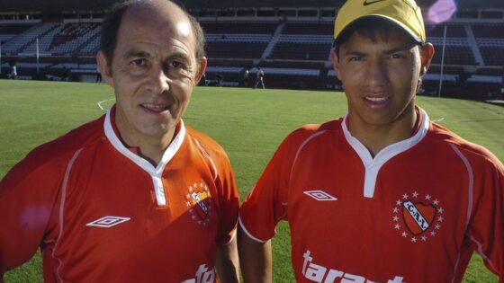 Kun Agüero y Ricardo Bochini